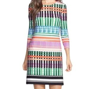 Eliza J Dress Career Multicolored Dress Size 2